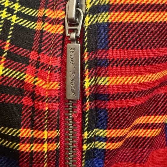 Betsey Johnson Torrid Red Plaid Mini Dress, Size 26 - Picture 3 of 3